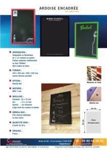 ardoise encadrée