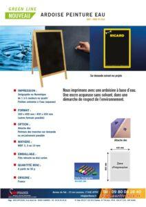 ardoise peinture eau