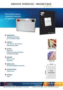 ardoise ferreuse/magnétique
