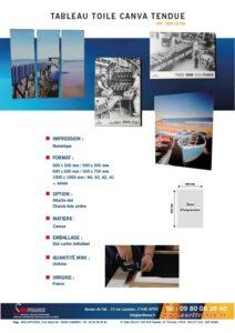 tableau toile canva tendue