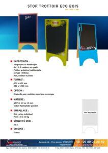 stop trottoir eco bois