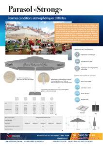 Fiche Technique Parasol Strong 2023